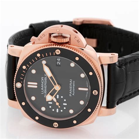 panerai rose gold watch price.